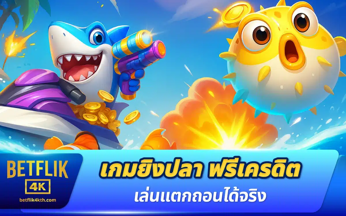 เกมยิงปลา ฟรีเครดิต เล่นแตกถอนได้จริง ไม่ต้องแลกเทิร์น